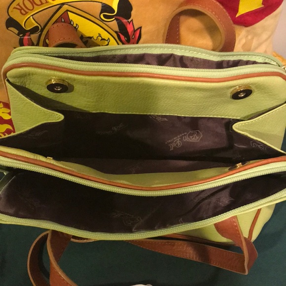 VALENTINA PEBBLE LEATHER PURSE MADE IN ITALY - Picture 4 of 8